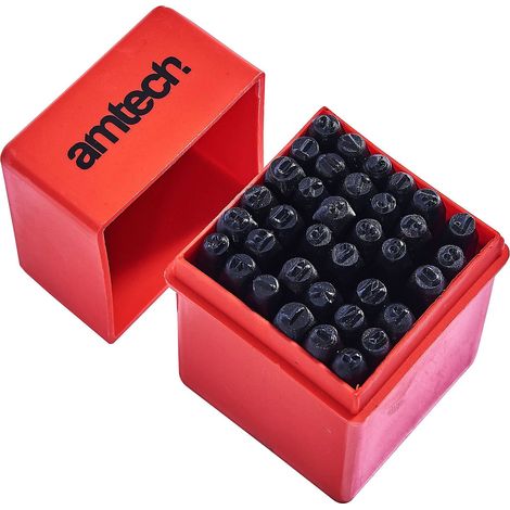 36pc Number And Letter Punch Set - H0500 (1/4)