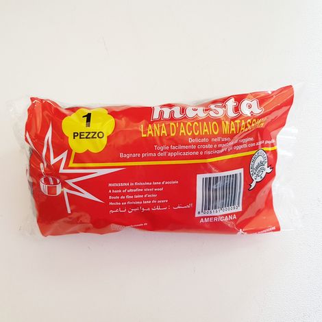 Matassina lana d'acciaio americana - 1pz (1/3)