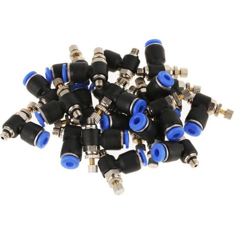 Connettore rapido per acceleratore, 20 pezzi OD 4mm-M5-Crezuo