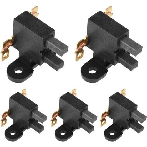 Escobillas de carbón, 5 unidades, accesorios para generadores de gasolina de 2 kW-3 kW 168F, juego de escobillas de carbón de alta calidad para generadores de gasolina.