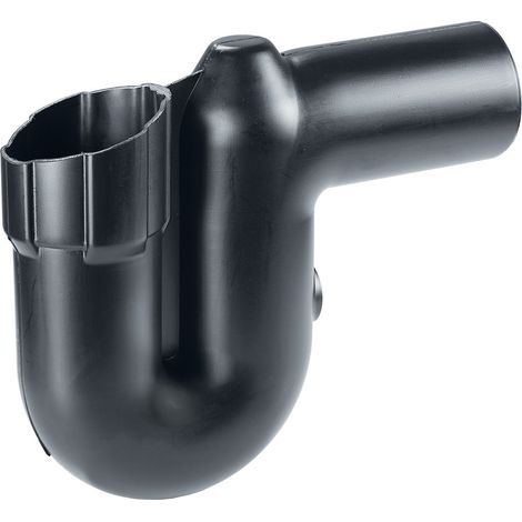 Überlaufsiphon DN110, schwarz