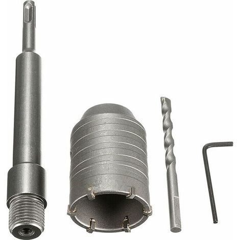 SDS Plus tige béton ciment pierre 50 mm mur scie cloche foret 200 mm tige nouveau (1/5)
