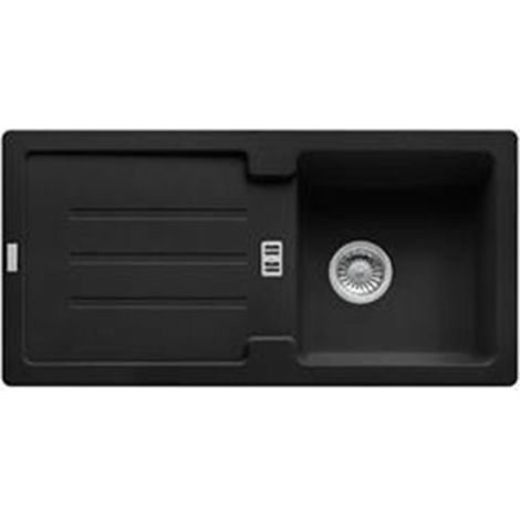 Franke Einbauspüle Strata STG 614-86 Fragranit+, Excenterventil, Black Matt (1/3)