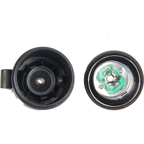 Fahrrad-Frontlicht, LED-Lenkerleuchte, wasserdichte Fahrrad-Stirnlampe (Schwarz+Rot) (1/5)