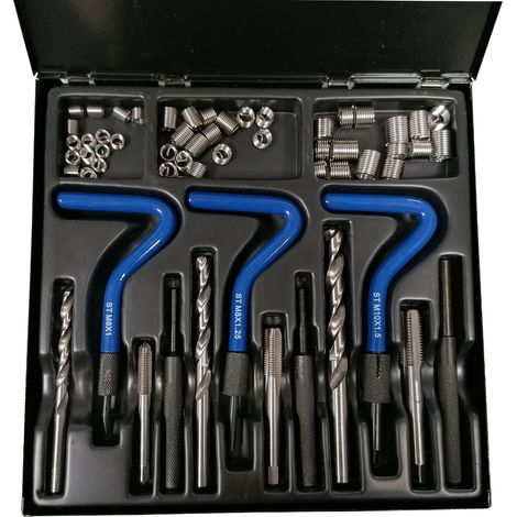 Filets rapportes type helicoil assortiment de m6 à m10