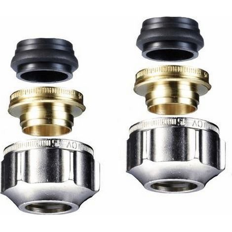 Raccord à compression Oventrop 3/4" 12mm Ensemble de 2 pièces