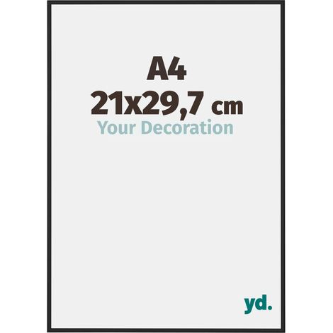 yd. - Cadre photo A4 21x29.7 - Noir Mat - Aluminium - New York (1/5)