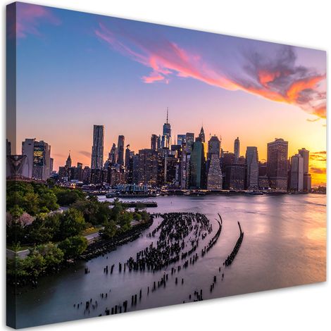 Tabelau sur Toile, New York skyline,30x20 (1/4)