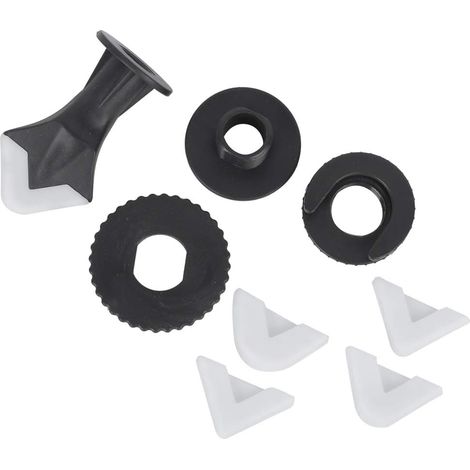 Ensemble d'outils de finition de mastic 9 pièces, grattoir en Silicone, outil de scellage, accessoire de matériel en plastique