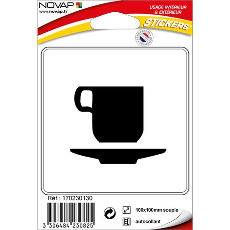 Stickers adhésif - Café - 4230825