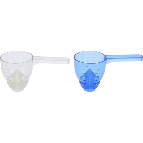 Cuillère à mesurer pratique, capacité de 25g, empêche les déversements, tasse transparente avec entonnoir et échelle, 2 pièces. (1/5)