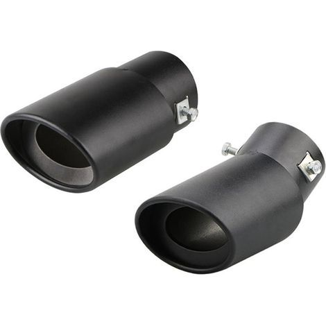 Embouts d'échappement universels 1.5-2.1 pouces, entrée de voiture, tuyau d'échappement automobile, accessoires de Modification en acier inoxydable, résistant aux hautes températures (1/5)