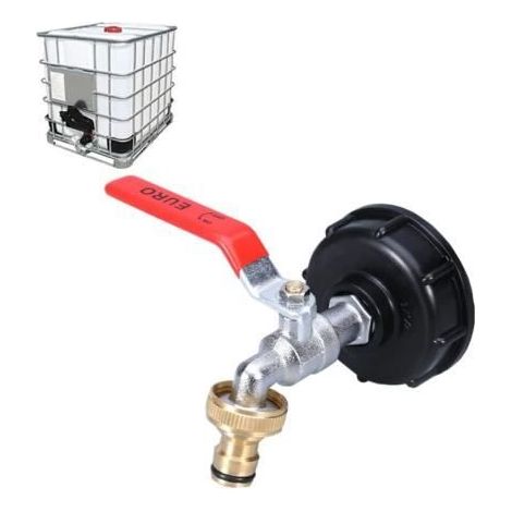 IBC-Adapter - Typ nicht spezifiziert - 1000L - Robustes Legierungsmaterial - Abnehmbarer Hahn - Langlebige Dichtung