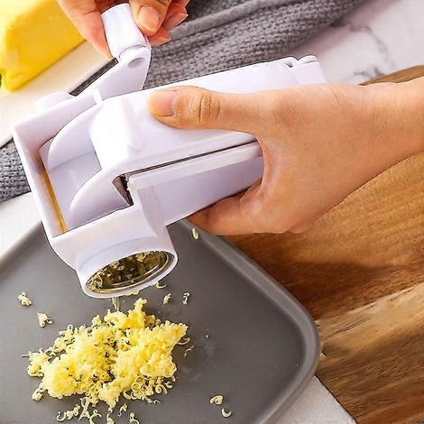 Râpe rotative manuelle créative pour fromage, beurre et chocolat, râpe pratique en acier inoxydable (1/5)
