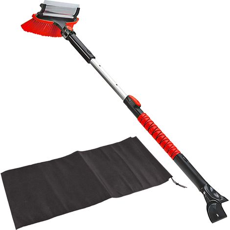 Teleskop Eiskratzer Eisschaber Multifunktion 4in1 Set Bürste Abzieher Schaufel (1/4)
