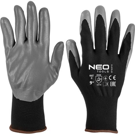 Guantes de trabajo, poliéster recubierto de Ntrilex, 4131X, talla 9 (1/5)