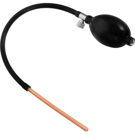 Pompe à Sucre Soufflée en Plastique Noir Souffleur Manuel et Airbag Flexible pour Création d'art Sucré et Pâtisserie DIY Couleur Aléatoire (1/5)