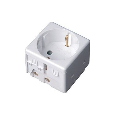 Modulo Base Schuko estanco para caja exterior IP55 16A 250V
