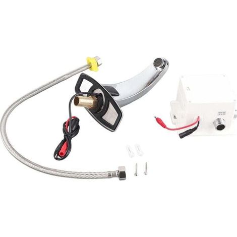 Grifo de lavabo de lujo con sensor infrarrojo manos libres y cable (0,1 MPa - 0,6 MPa) (1/4)