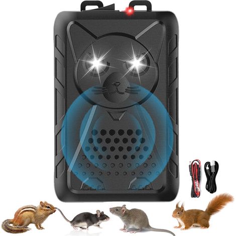 Mäuseabwehrgerät fürs Auto, Nagetiervertreiber mit intelligenter Ultraschallfrequenzumwandlung, tragbarer Ultraschall-Nagetiervertreiber (1/5)