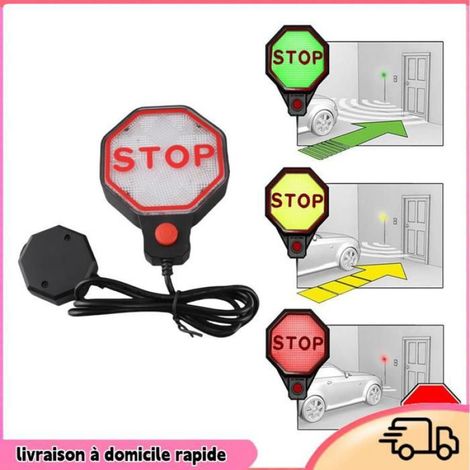 Capteur De Stationnement - Technologie Ultrasonique - Pour Garage - Réglable 15 24 Cm À 1 83 M - Alimentation Sur Secteur Ou Piles AAA - 1 Pièce (1/5)