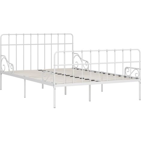 Maison Exclusive - Cadre de lit sans matelas avec sommier à lattes métal 120x200cm