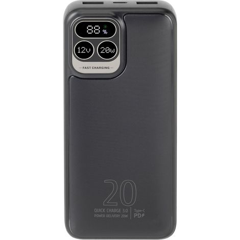Rivacase VA2521 banque d'alimentation électrique Lithium Polymère (LiPo) 20000 mAh Gris (1/5)