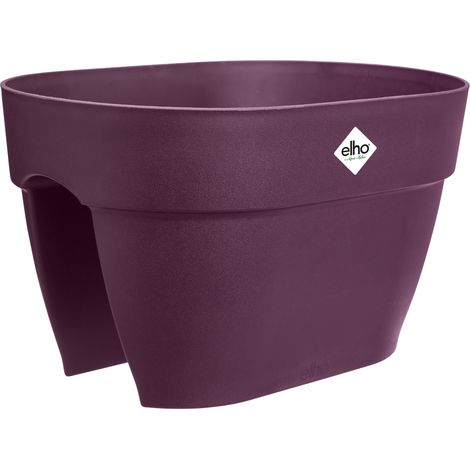 Elho Vibia Campana Flower Bridge 40 - Violet - L 39 x B 26 x H 22 cm - Balconextérieur - 100% recyclé (1/3)