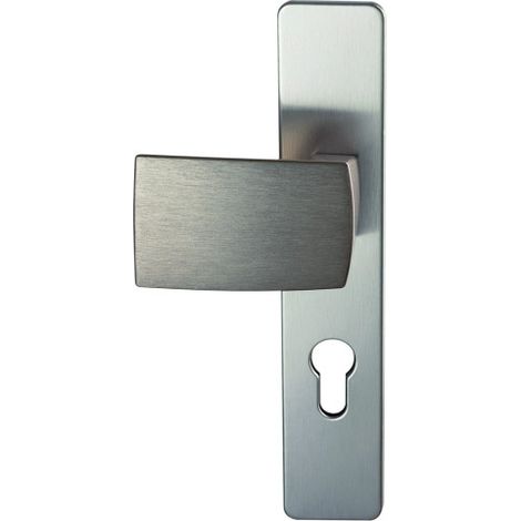 Ensemble de poignées de porte URBAN PP543 clé i - ASSA ABLOY VACHETTE Gauche 70 Brossé Clé I