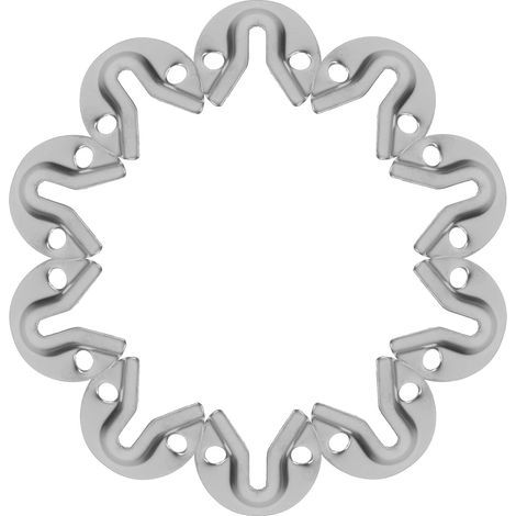 Units M5x0 8 Carbon Steel U Type Clip Nut Bent Design and