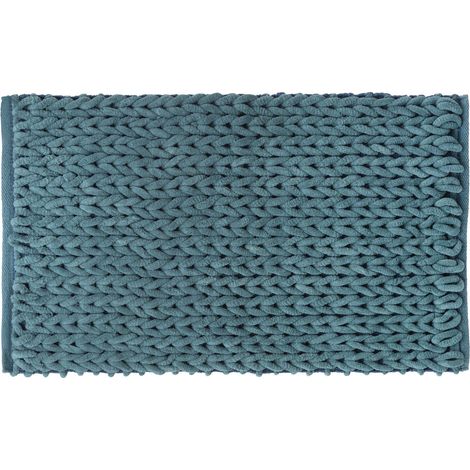 Tapis de bain 50x75cm colorama bleu pétrole - 5five