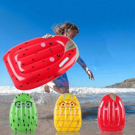 Planche flottante gonflable avec poignée pour piscines, facilitant l'apprentissage et les activités aquatiques récréatives.-AquaForge (1/4)