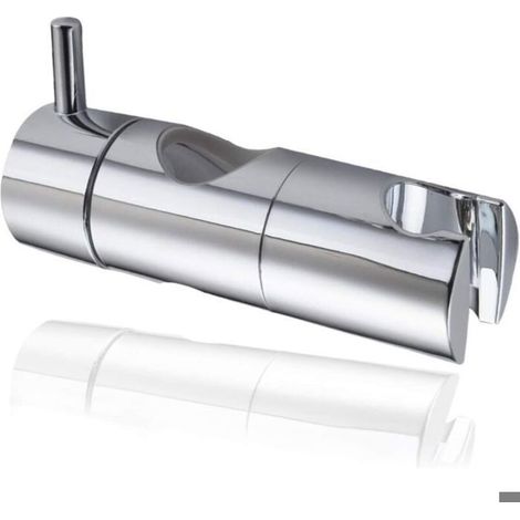 (22 mm, argent) Support de pomme de douche, crochet de douche à main à ventouse, fixation murale de pomme de douche (1/4)