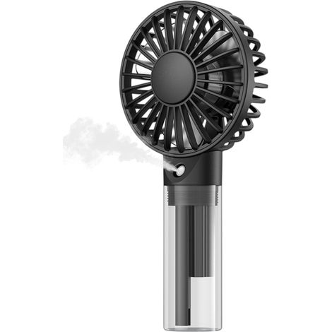 1 Ventilateur brumisateur, réservoir 35ml, mode bureau et main, recharge USB-C, pour extérieur et maison (1/5)
