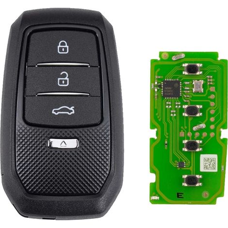 Clé intelligente Xhorse pour Toyota, support de double fréquence 312.10 / 314.35, certifiée CE, compatible avec 4D 8A 4A (1/5)