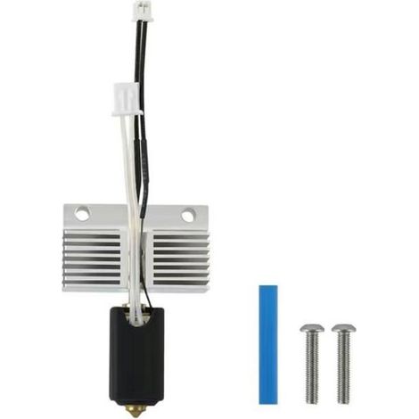 2 x tête chauffante 2 x chaussette en silicone supplémentaire 10 x buses en laiton supplémentaires de 0,4 mm,Couleur De La Photo (1/5)