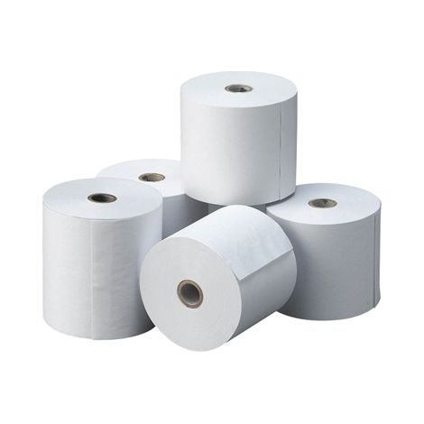 Rollo Papel Térmico 80X80X12 MM Pack 6 Uds sin BPA