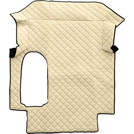 Tappeto centrale in Skeentex - Panna - compatibile per Man TGA (03/9905/10) cabina larga