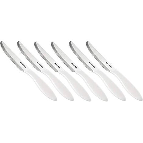 Set da 6 coltelli da tavola bianchi Tescoma linea presto