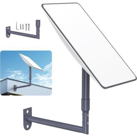 Support Mural Starlink - Montage Vertical Long Pour Toit - Compatible Avec Dishy V2 6004 - Gen2 Et Haute Performance - 1 Pièce (1/5)