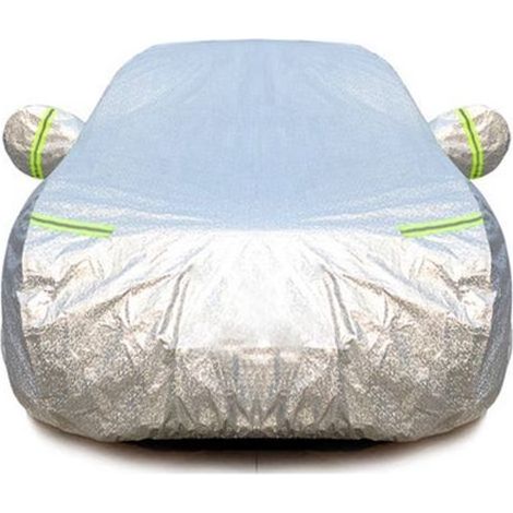 TAISHENGDA - Outdoor-Autoabdeckung für SUVs, universelle wasserdichte Autoabdeckung, hagelbeständig, UV-beständig mit Reißverschluss, 450 x 175 x 150 cm (3 m) (1/5)