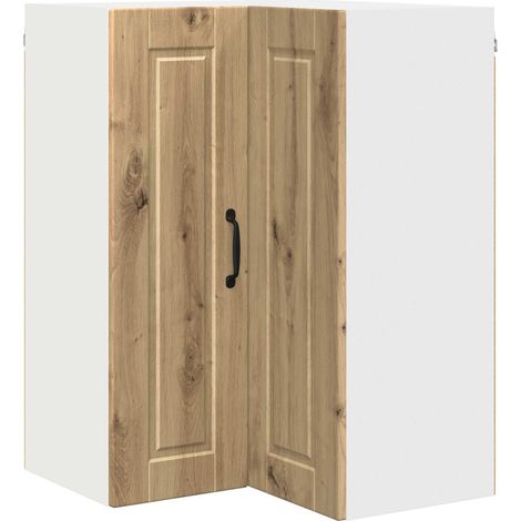 Maison Exclusive - Armario Esquinero de Pared PORTO Roble artesan