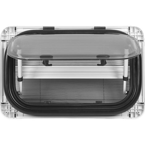 Wohnmobilfenster mit Sonnenschutzgitter 500 mm 300 mm UV-Schutz Insektenschutz Ausdrückbar für Camper, Anhänger und Vans