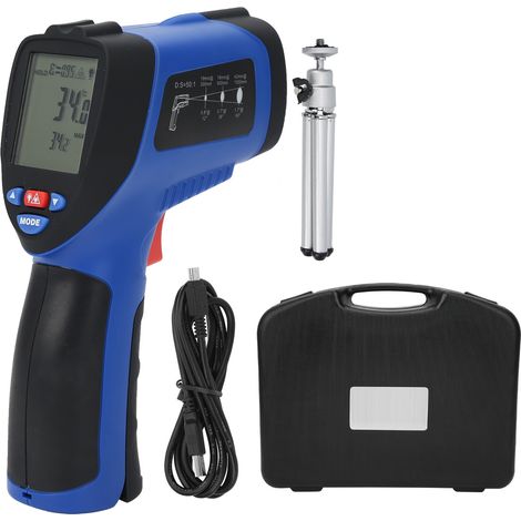 Thermomètre infrarouge sans contact pistolet IR USB enregistrement données mesure industrielle IR-863U (1/5)