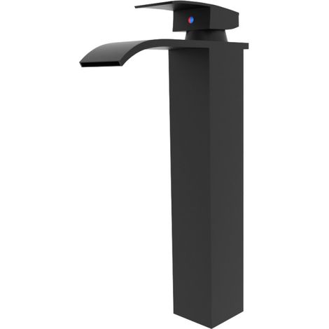 Mitigeur haut lavabo CASCADE Noir Mat (1/5)