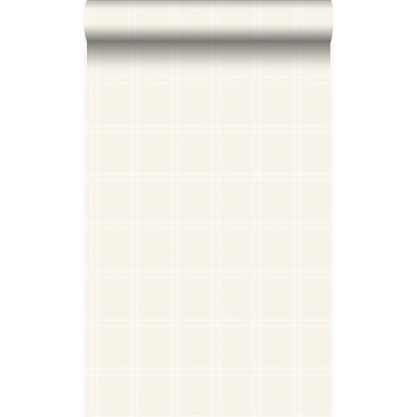 papier peint vichy blanc  - Origin Wallcoverings (1/5)