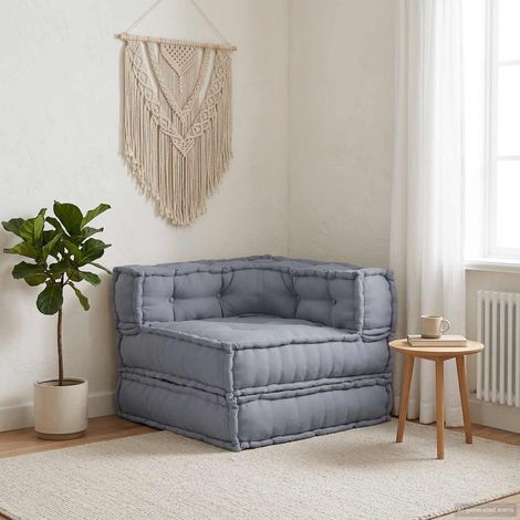 Sofá modular Manual Gris 70 x 70 x 54 cm tela