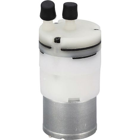 Pompe à vide miniature, antidéflagrante, silencieuse, en plastique technique, mini pompe à air à balais, surpresseur 12 V CC (1/4)
