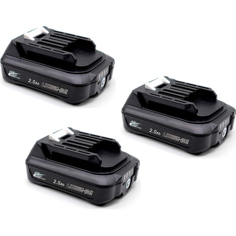 3X Ersatz Akku für Makita 12V 10,8V 2,0Ah BL1041B BL1021B BL1016 für Makita HR166D, HR166DZ HR166D, HR166DZ DF333D, DF0333D TM30D, TM30DZ (1/5)