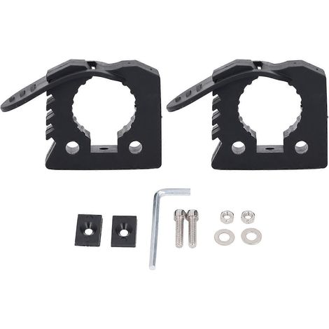 1 paire de supports de fixation rapides en caoutchouc pour pelle, compatibles avec camions, UTV, VTT et véhicules tout-terrain intérieurs.